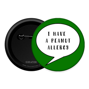 Peanut allergy Button Badge
