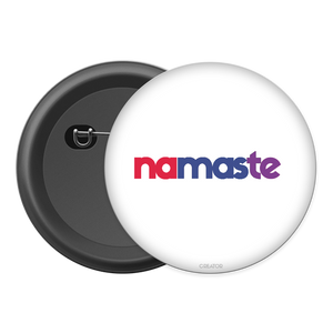 Namaste Button Badge