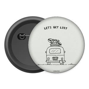 Let's go lost Button Badge
