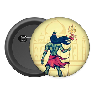 Shiva Button Badge