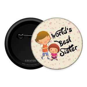 Best sister Button Badge