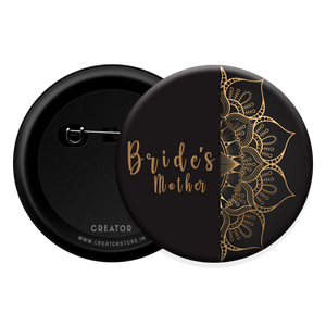 Bride's mother wedding Button Badge
