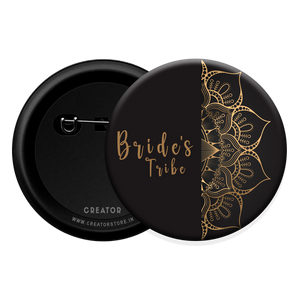 Bride tribe wedding Button Badge