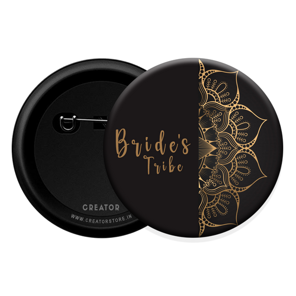Bride tribe wedding Button Badge