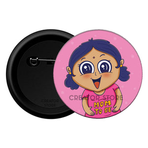 Mom to be - Baby shower Pinback Button Badge