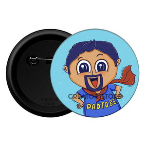 Dad to be - Baby shower Pinback Button Badge