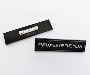Employee of the year Acrylic Engraved Name Badge