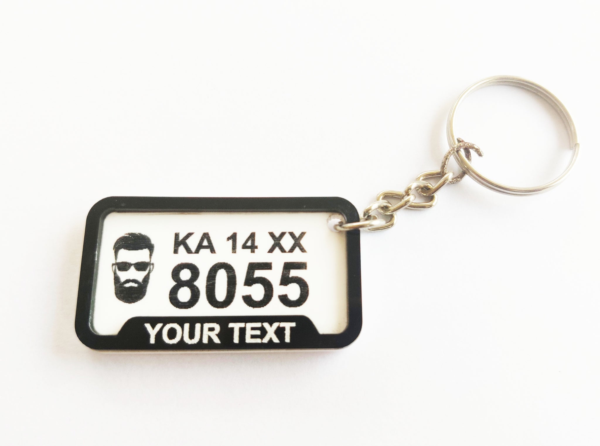 Keychain with sales bike number