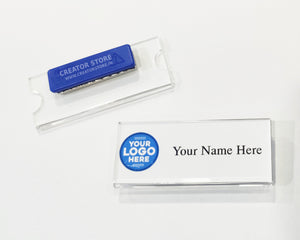 Acrylic Custom made Magnetic Name Badge