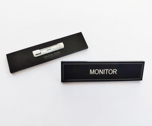 Monitor Acrylic Engraved Name Badge