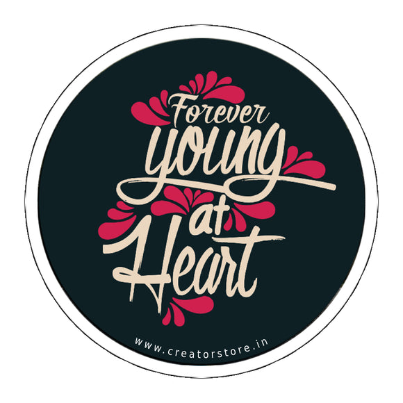 Young at Heart Laptop Sticker