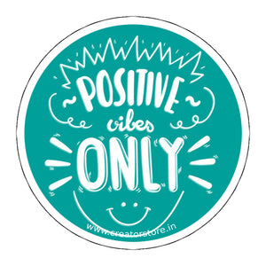 Positive vibes Laptop Sticker