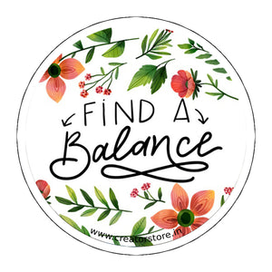 Find a Balance Laptop Sticker