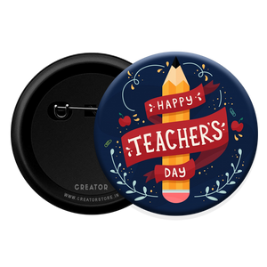 Happy teachers day Button Badge