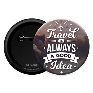 Travel Button Badge