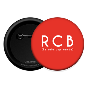 RCB IPL Button Badge