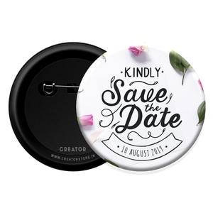 Save the date Button Badge